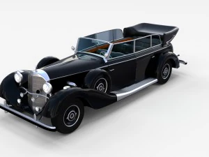 Mercedes 770k personeelsauto rev 3D Model