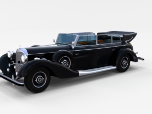 mercedes 770k staff car rev Modèle 3D