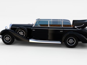 mercedes 770k staff car rev Modèle 3D