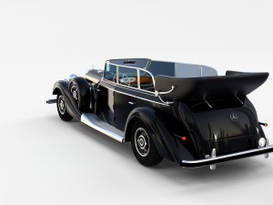 mercedes 770k staff car rev Modèle 3D