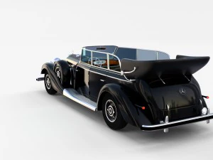 mercedes 770k staff car rev 3D Model