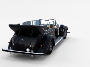 mercedes 770k staff car rev Modèle 3D