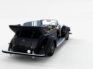 mercedes 770k staff car rev 3D Model