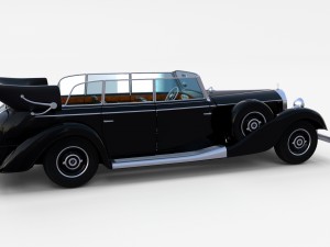 mercedes 770k staff car rev Modèle 3D