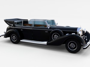 mercedes 770k staff car rev Modèle 3D