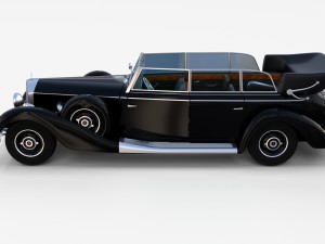 mercedes 770k staff car rev Modèle 3D