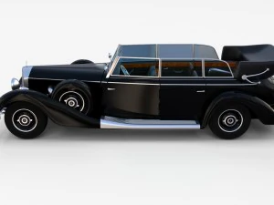mercedes 770k staff car rev 3D Model