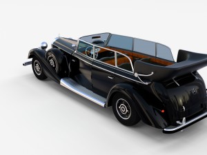 mercedes 770k staff car rev Modèle 3D