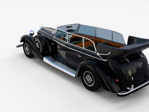 mercedes 770k staff car rev 3D Model