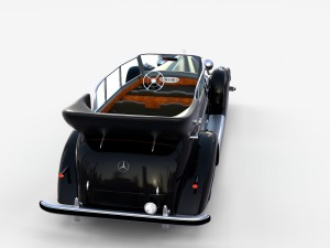 mercedes 770k staff car rev Modèle 3D