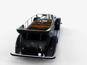 mercedes 770k staff car rev 3D Model