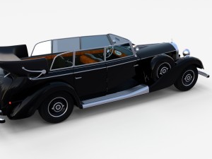 mercedes 770k staff car rev Modèle 3D