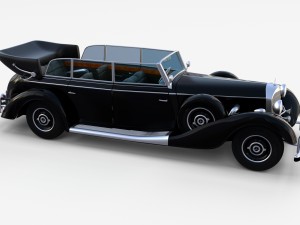 mercedes 770k staff car rev Modèle 3D