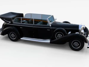 mercedes 770k staff car rev 3D Model
