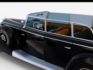 mercedes 770k staff car rev Modèle 3D