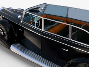mercedes 770k staff car rev 3D Model