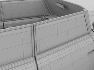 mercedes 770k staff car rev 3D Model