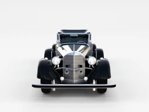 mercedes 770k grosser nazi staff car rev 3D Model