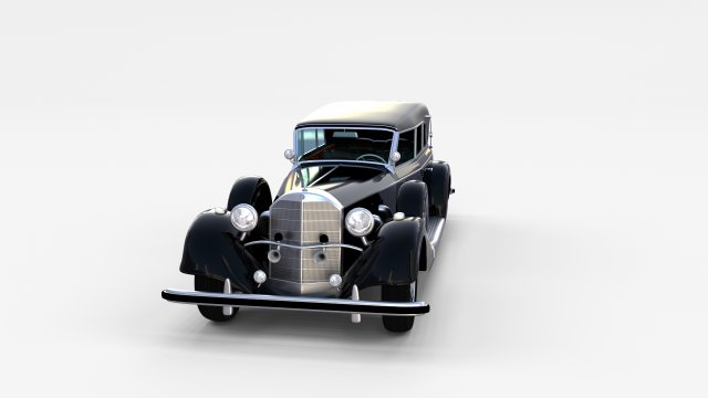 mercedes 770k grosser staff car rev Modelo 3D .c4d .max .obj .3ds .fbx .stl .blend 