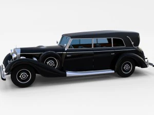 mercedes 770k grosser staff car rev 3D Model