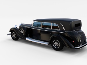 mercedes 770k grosser staff car rev Modelo 3D