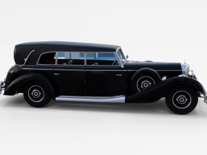 mercedes 770k grosser staff car rev Modelo 3D
