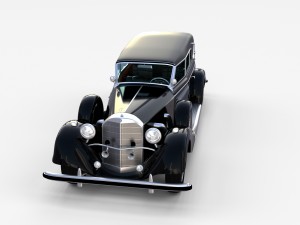 mercedes 770k grosser staff car rev Modelo 3D