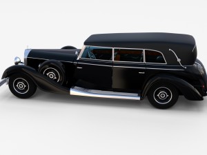 mercedes 770k grosser staff car rev Modelo 3D