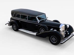 mercedes 770k grosser staff car rev Modelo 3D
