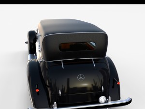 mercedes 770k grosser staff car rev Modelo 3D