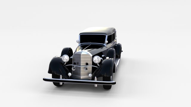 mercedes 770 staff car rev Modelo 3D .c4d .max .obj .3ds .fbx .stl .blend 