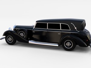 mercedes 770 staff car rev Modelo 3D