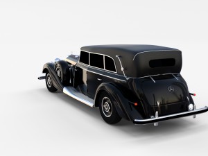 mercedes 770 staff car rev Modelo 3D