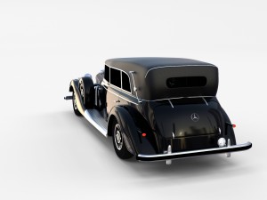 mercedes 770 staff car rev Modelo 3D