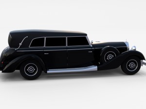 mercedes 770 staff car rev Modelo 3D