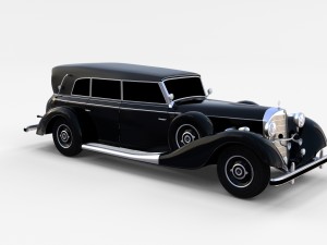 mercedes 770 staff car rev Modelo 3D