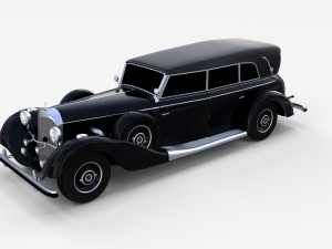 mercedes 770 staff car rev Modelo 3D