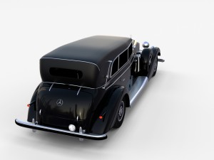 mercedes 770 staff car rev Modelo 3D