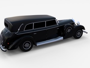 mercedes 770 staff car rev Modelo 3D