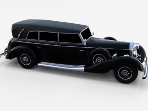 mercedes 770 staff car rev Modelo 3D