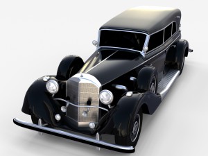mercedes 770 staff car rev Modelo 3D