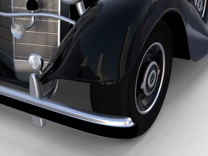 mercedes 770 staff car rev Modelo 3D