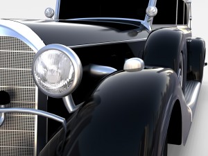 mercedes 770 staff car rev Modelo 3D