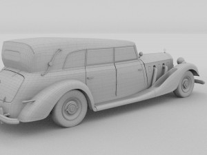 mercedes 770 staff car rev Modelo 3D