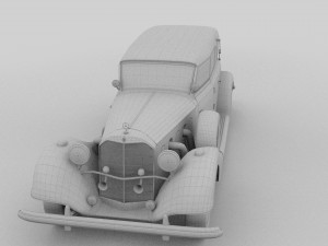 mercedes 770 staff car rev Modelo 3D