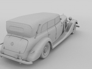mercedes 770 staff car rev Modelo 3D