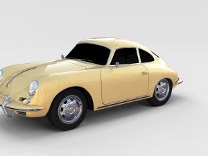 porsche 356 coupe rev 3D Model