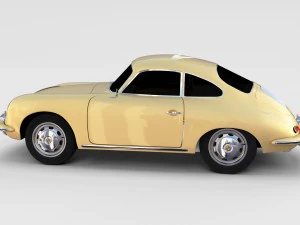 porsche 356 coupe rev 3D Model