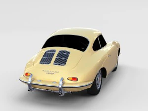porsche 356 coupe rev 3D Model