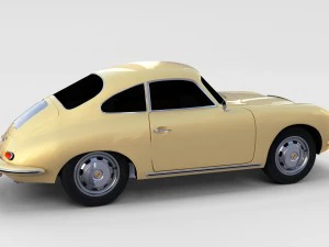 porsche 356 coupe rev 3D Model